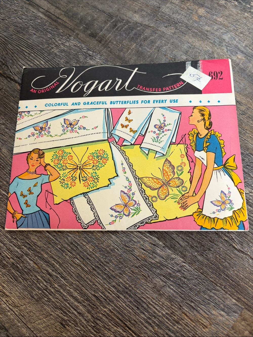 Vintage 50’s Vogart Transfer Pattern Booklet